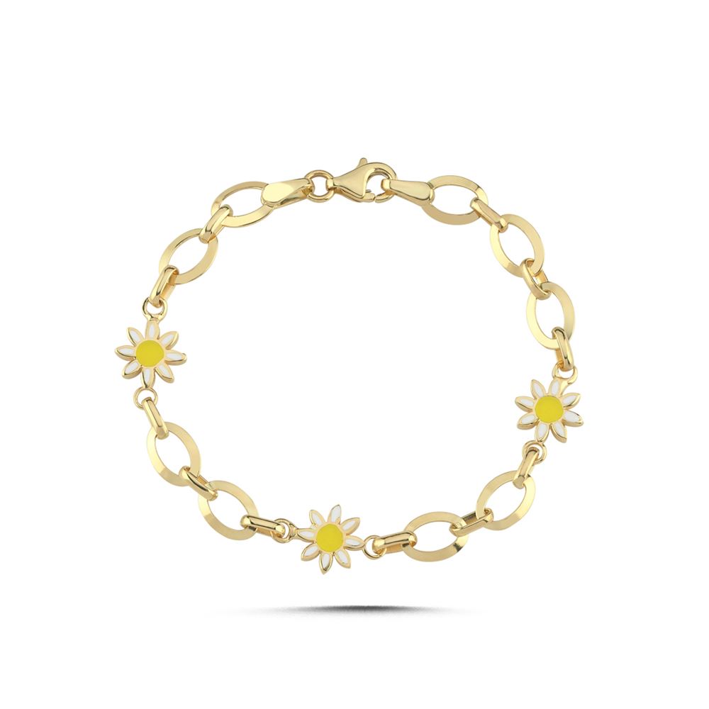 Papatya Çocuk Bileklik(14.5*0.7 Cm)