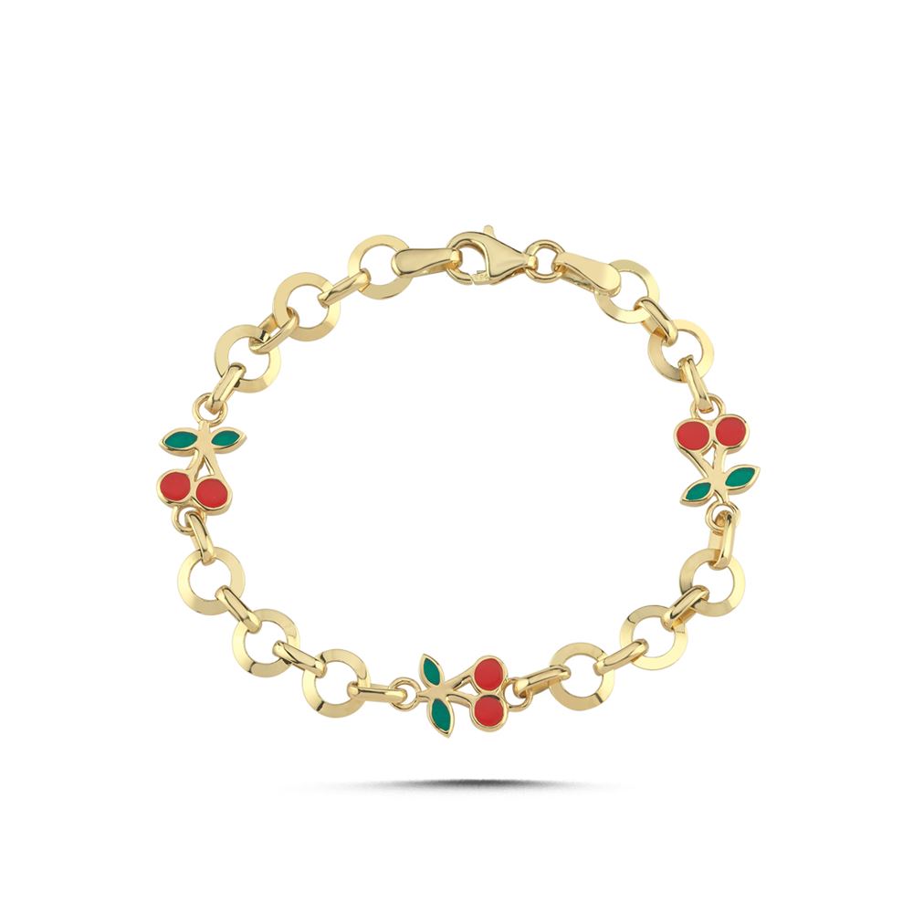 Kiraz Çocuk Bileklik(14.5*0.6 Cm)