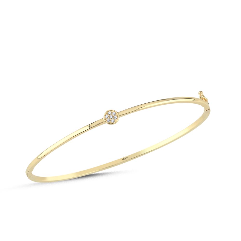 Oval Taşlı Kelepçe