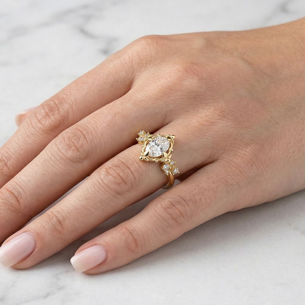 Damla Taşlı Fantazi Yüzük