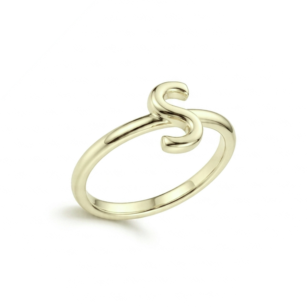 Balon Harfli Yüzük 