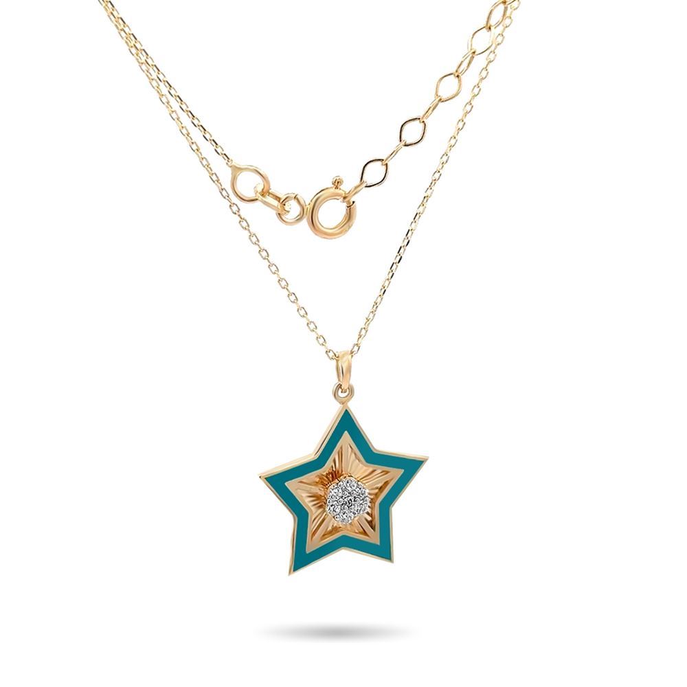 Yıldız Mineli Kolye