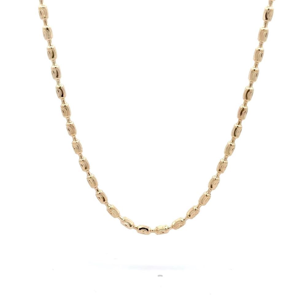 İtalyan Küp Tasarım Kolye 50 Cm