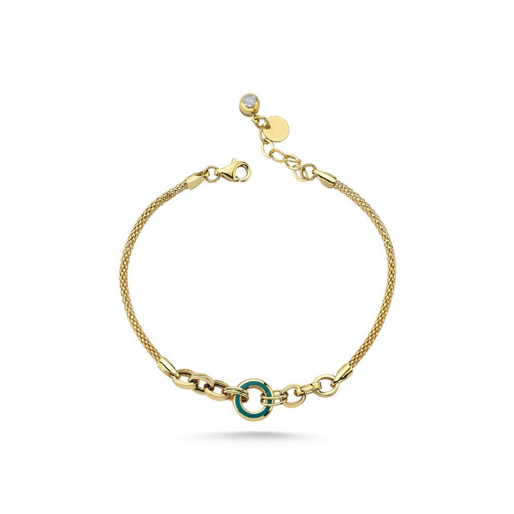 Halka Mineli Bileklik