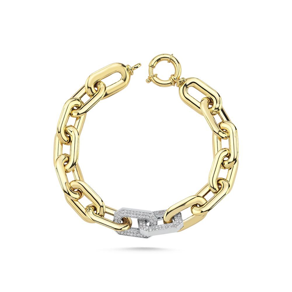 Desenli Taşlı Bileklik