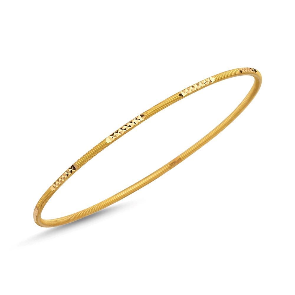 10 Gr Ajda Oluklu 22 Ayar Bilezik