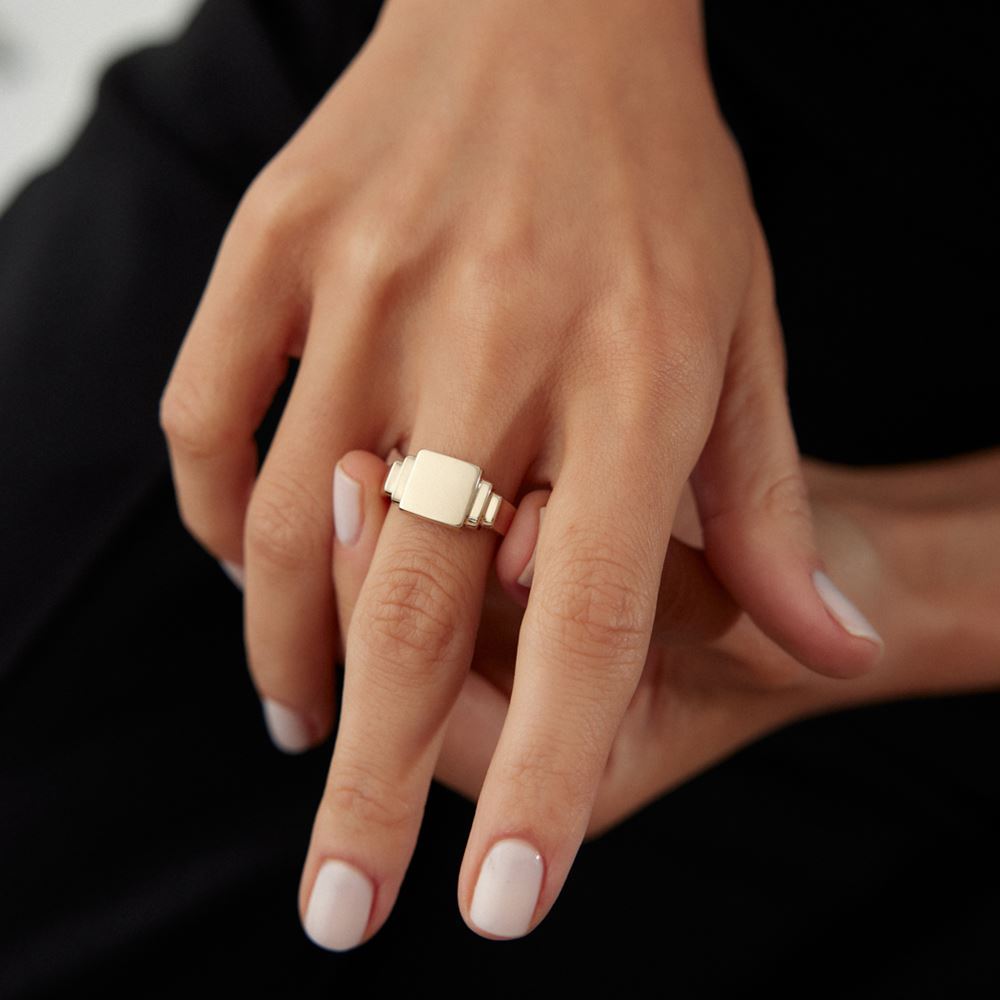 Kare Tasarım Yüzük