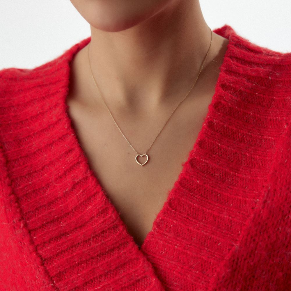 İçi Boş Kalp Kolye