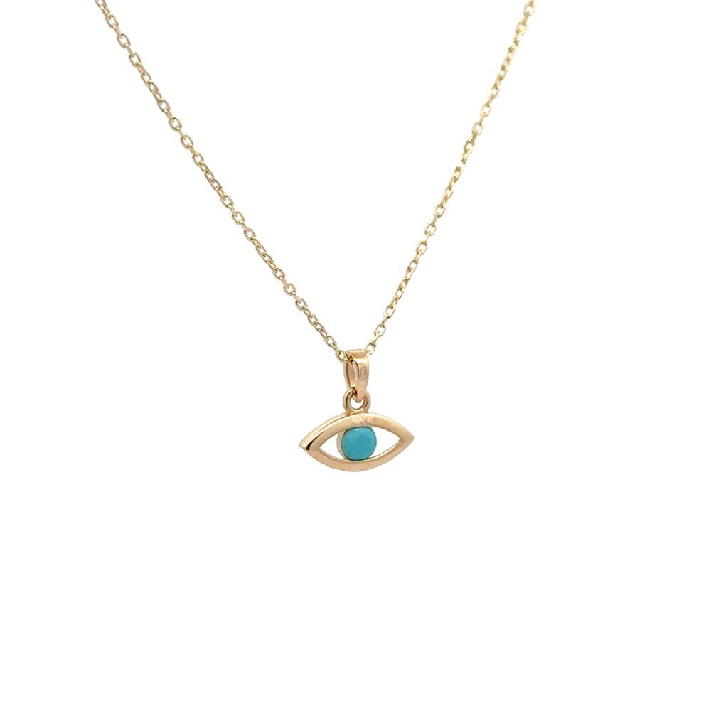 Göz Firuze Taşlı Kolye