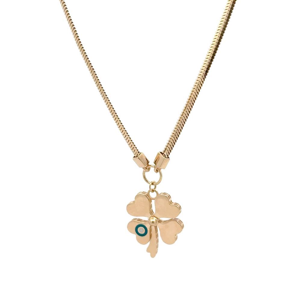 Balıksırtı Yonca Kolye