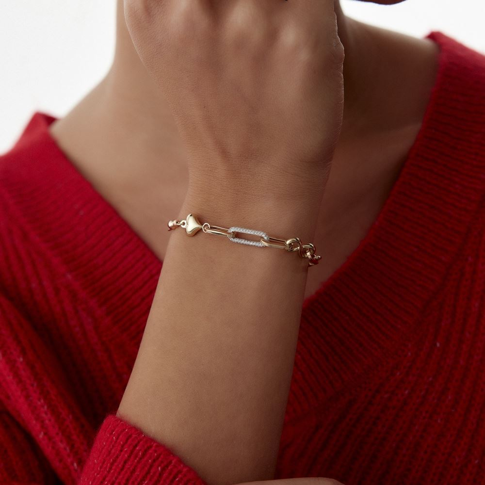 Ataç Sonsuz Kalp Tasarım Bileklik