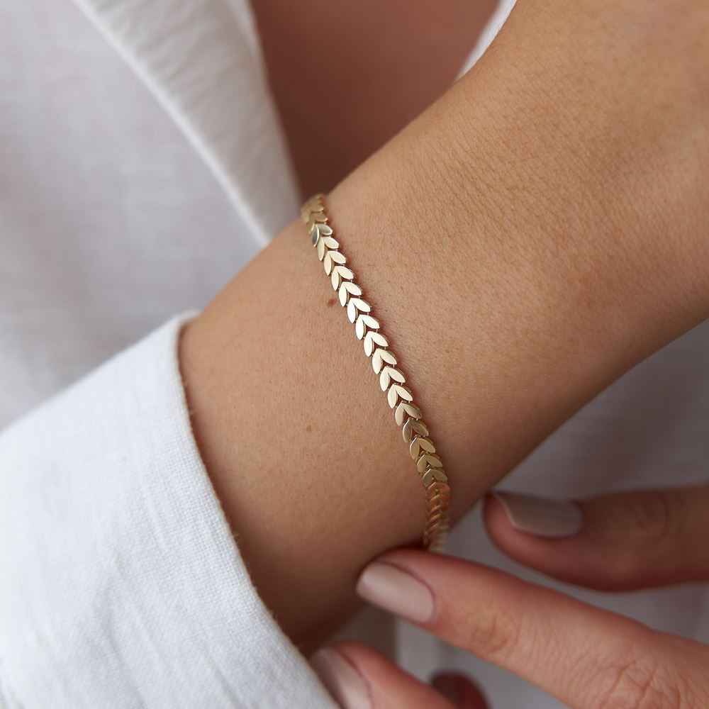 Buğday Altın Bileklik