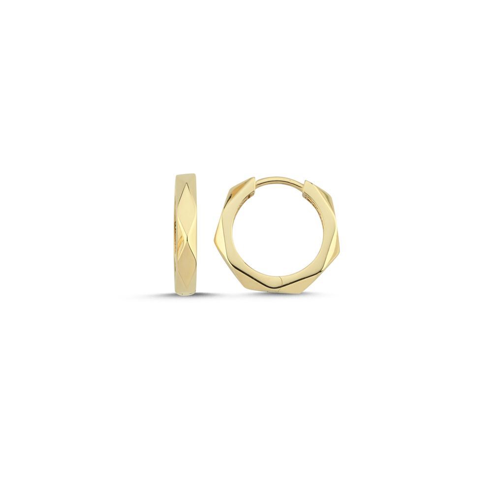 Köşegen Geometrik Tasarım Küpe