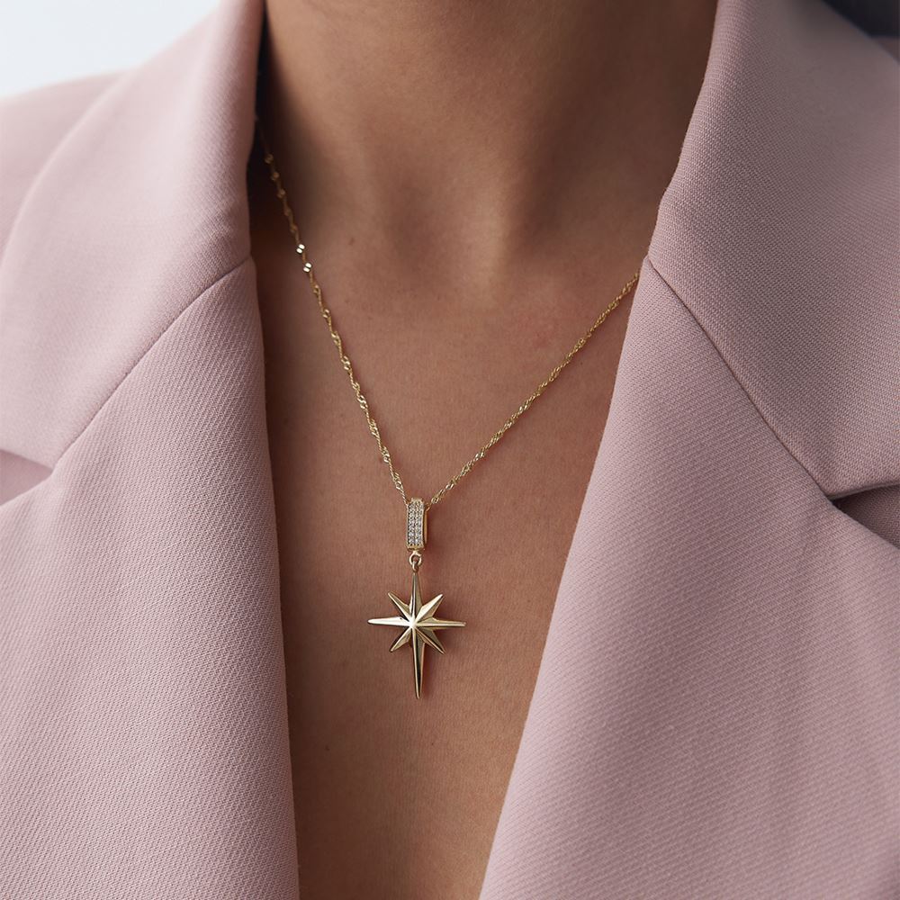 Kuzey Yıldızı Kolye Ucu