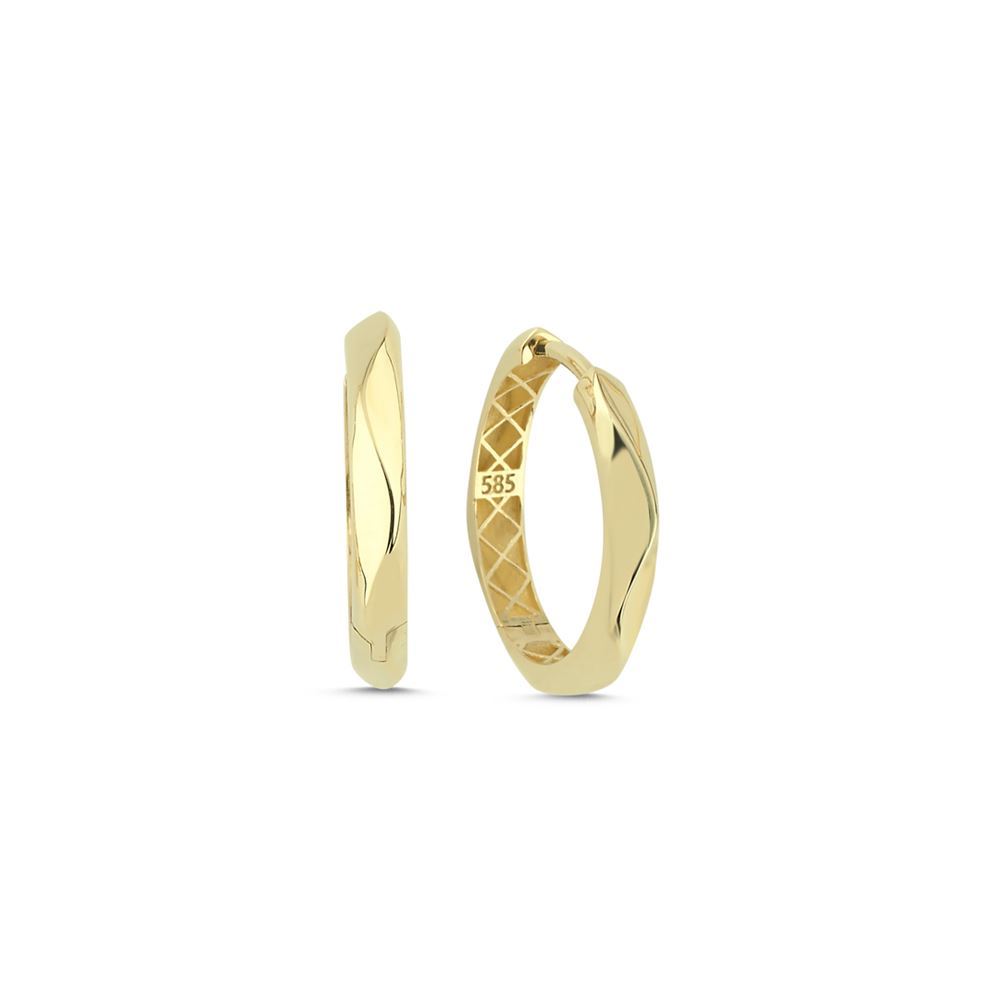 Geometrik Halka Küpe(1,8*1,8 Cm 0,25 Mm)I