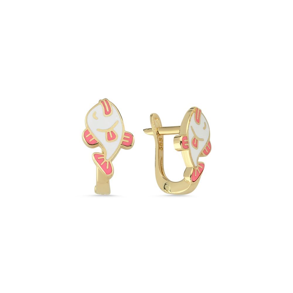 Balık Mineli Çocuk Küpe