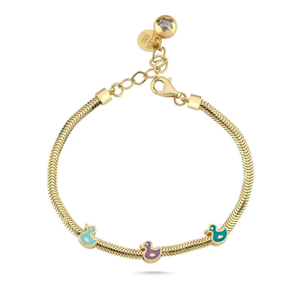 3 Renk Ordeklı Balık Sırtı Bileklik