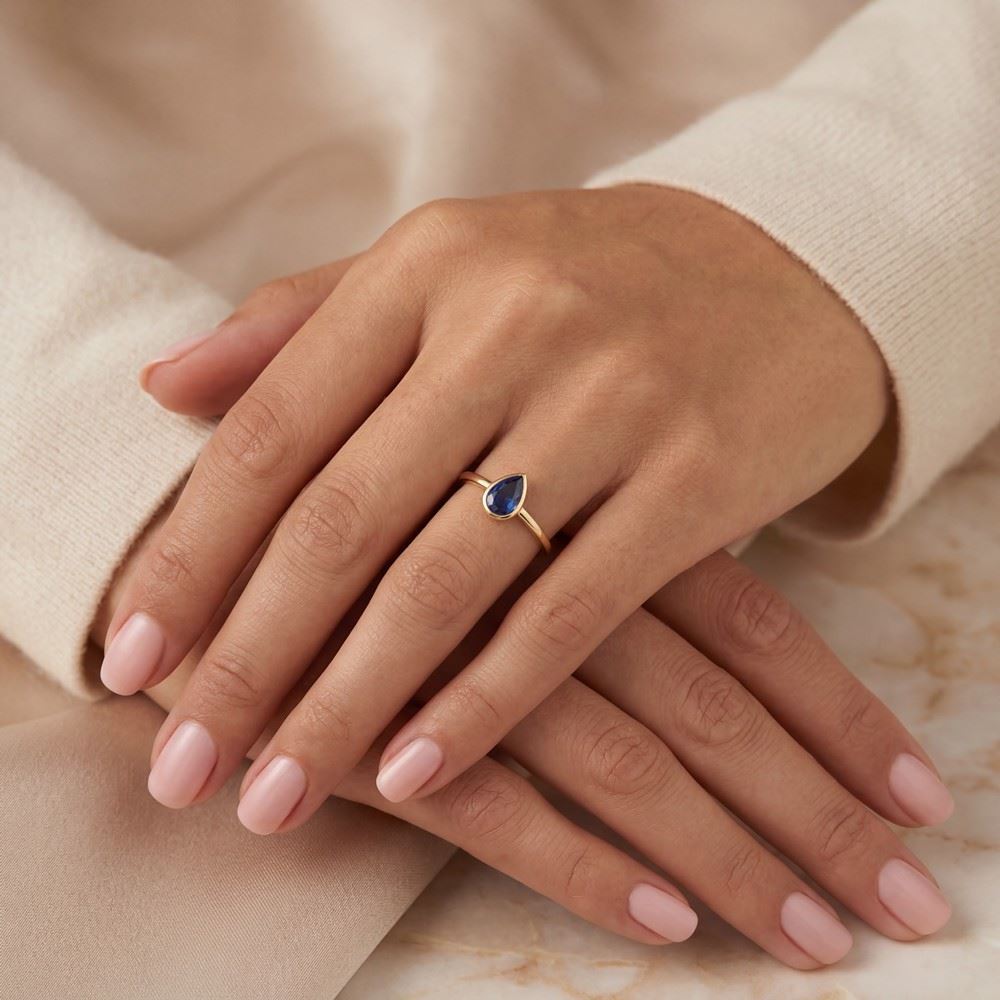 Damla Taşlı Yüzük