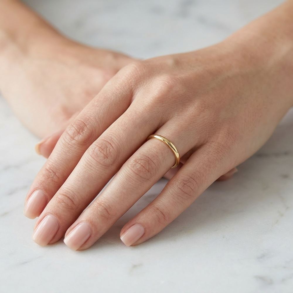 Alyans Tasarım İnce Sade Yüzük
