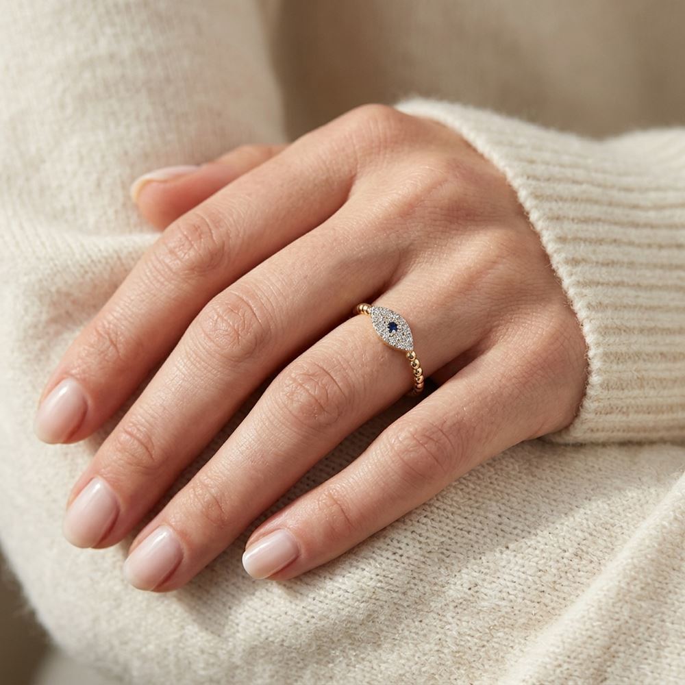 Göz Taşlı Yüzük