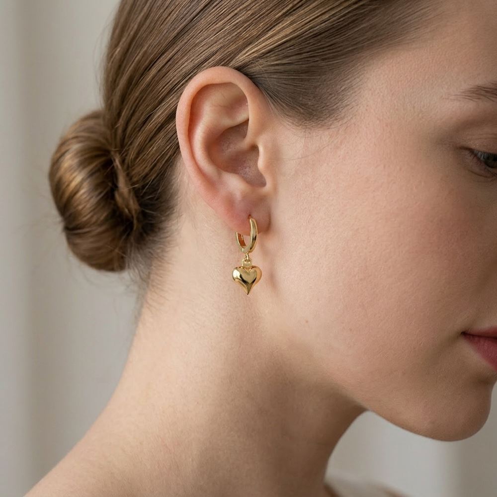 Kalp Sallantı Küpe