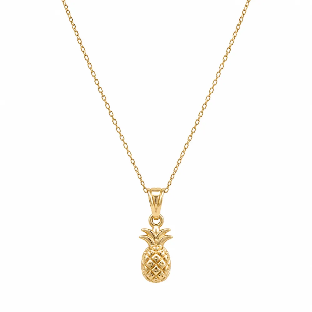 Ananas Tasarım Kolye(12 Mm*7 Mm 4.5Mm)