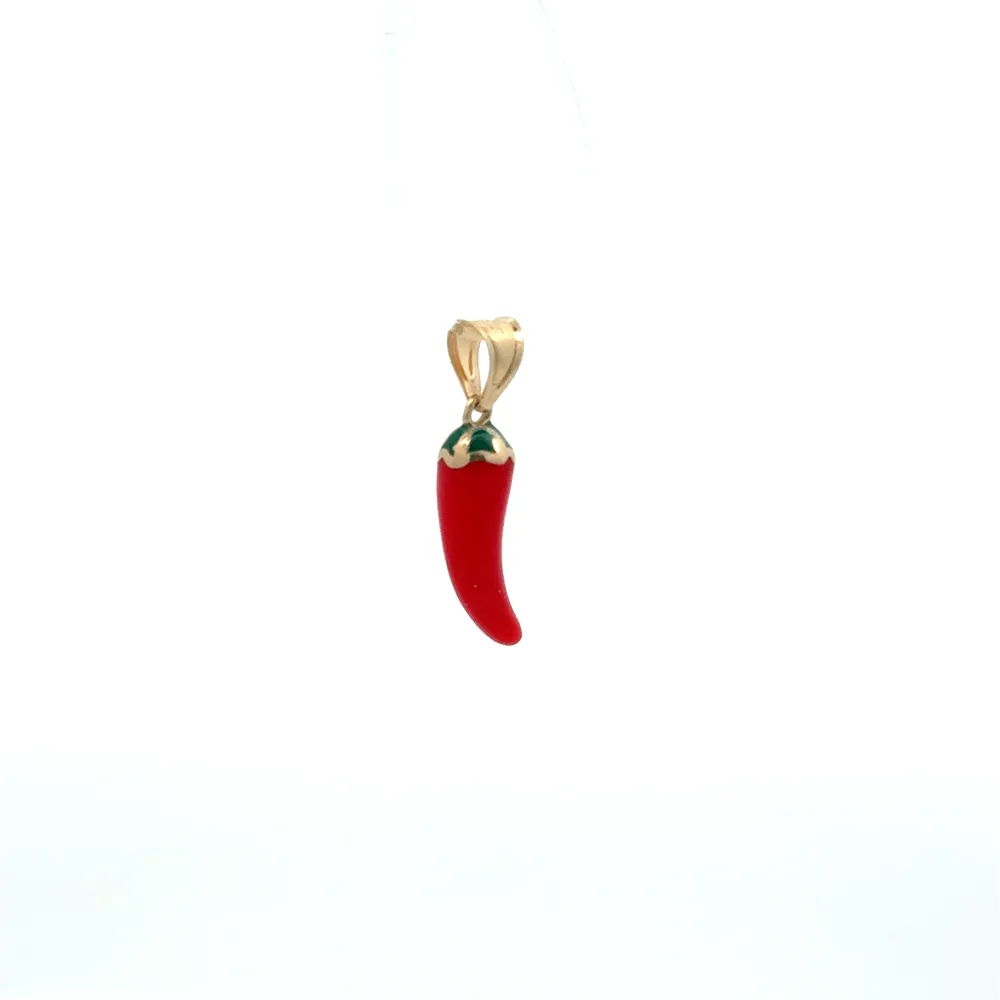 Kırmızı Biber Kolye Ucu(0,3*1.8 Cm)