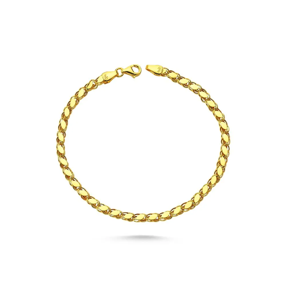 Pullu Zincir Bileklik 19 Cm