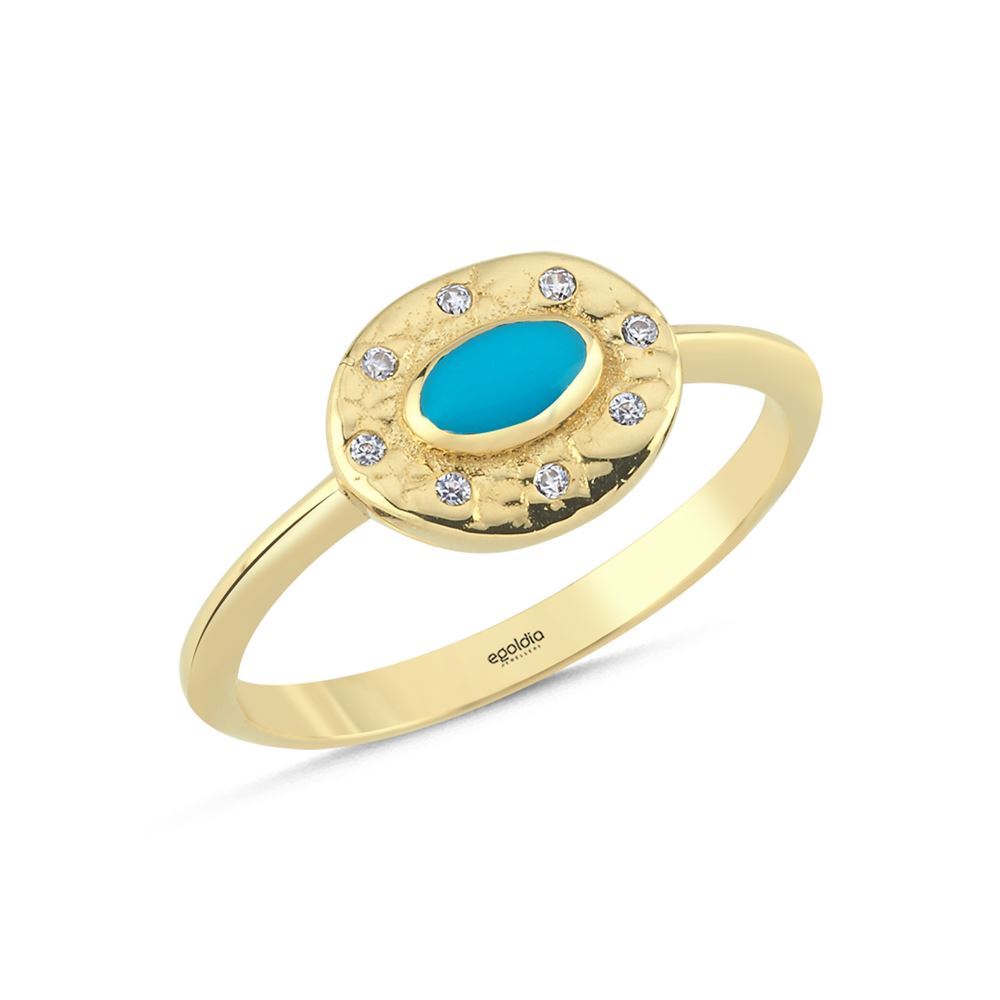 Firuze Taşlı Yüzük