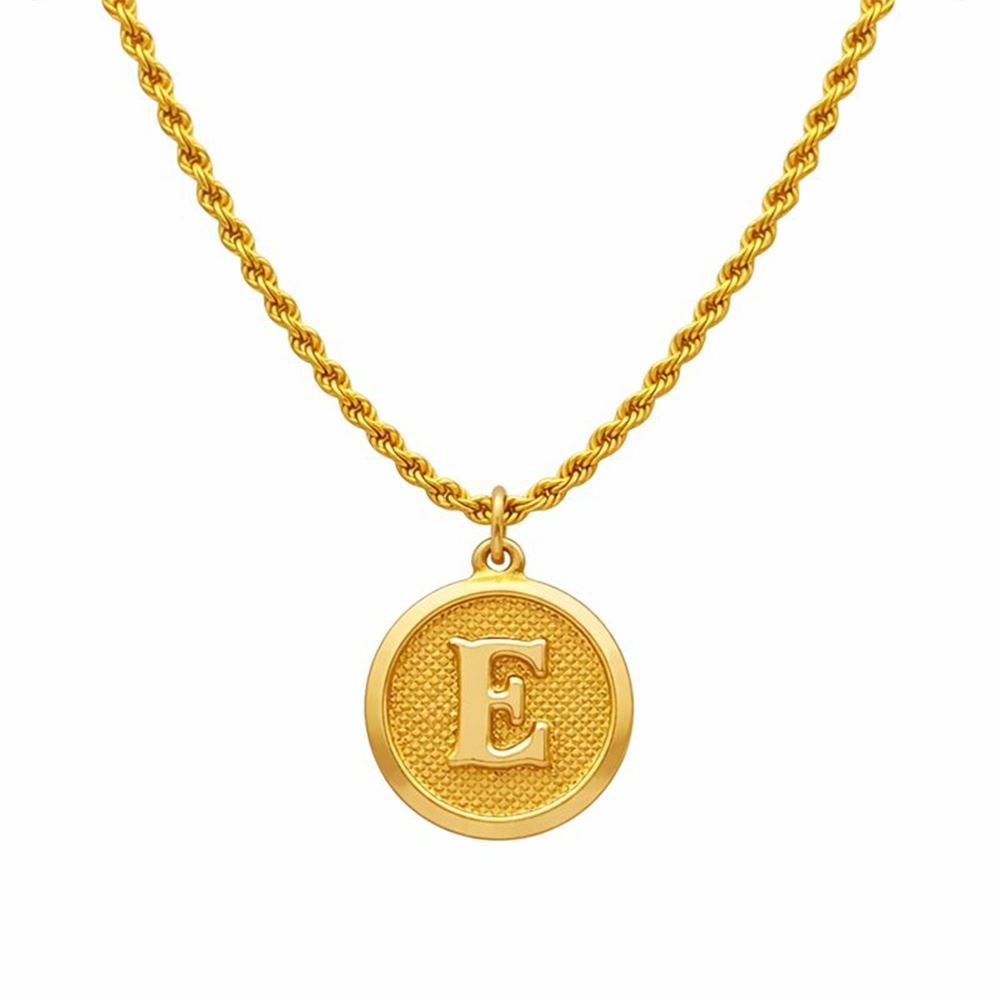 Plaka Model Altın Harf Kolye Ucu – Kişiye Özel Tasarım (2 × 1,90 cm – 0,05 mm)