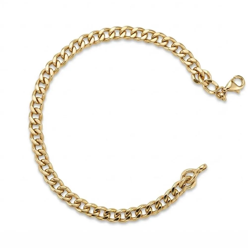Oval Halka Tasarım Hallow Bileklik(0.40*0.60Cm)