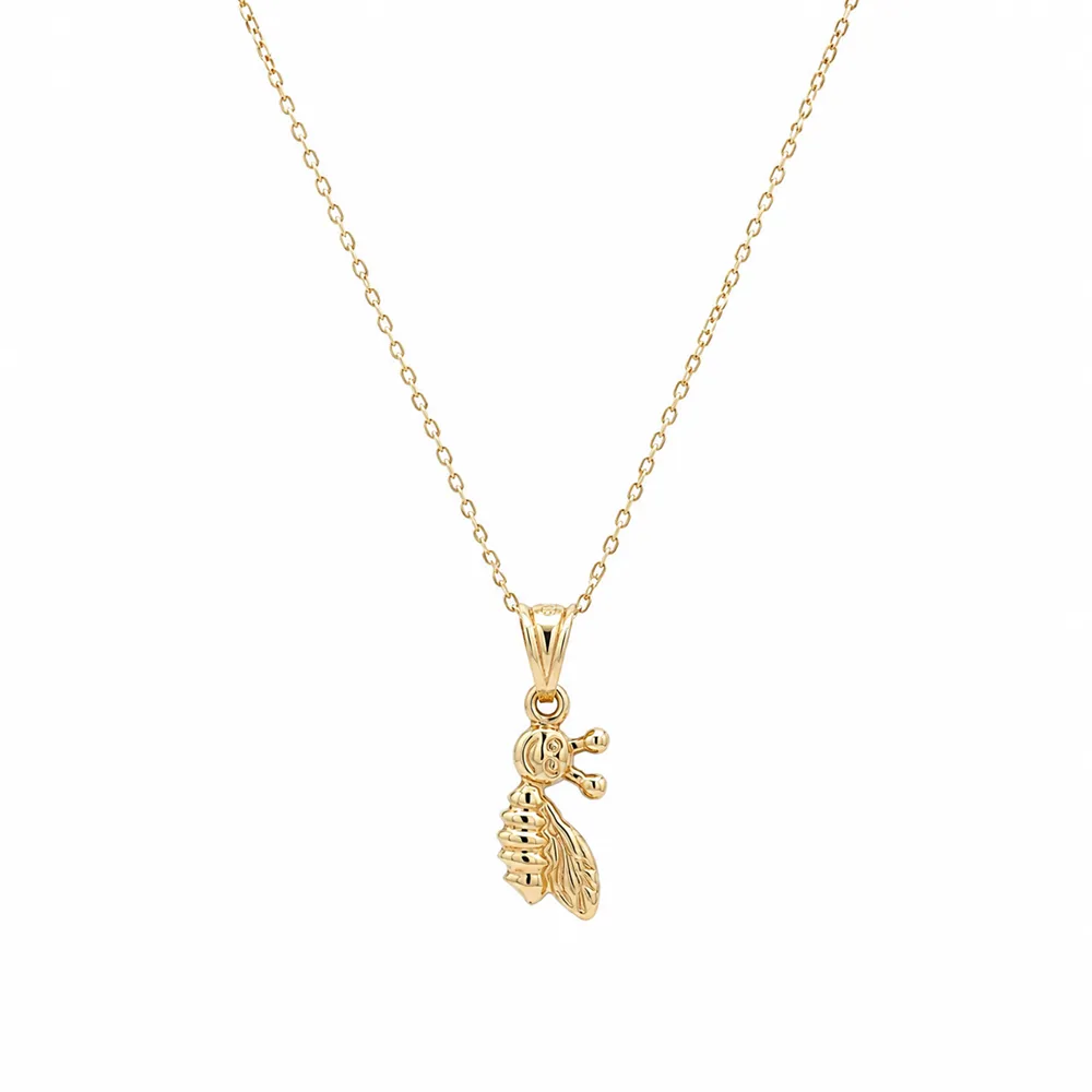 Arı Tasarım Kolye(11 Mm* 6.5 Mm 3Mm)