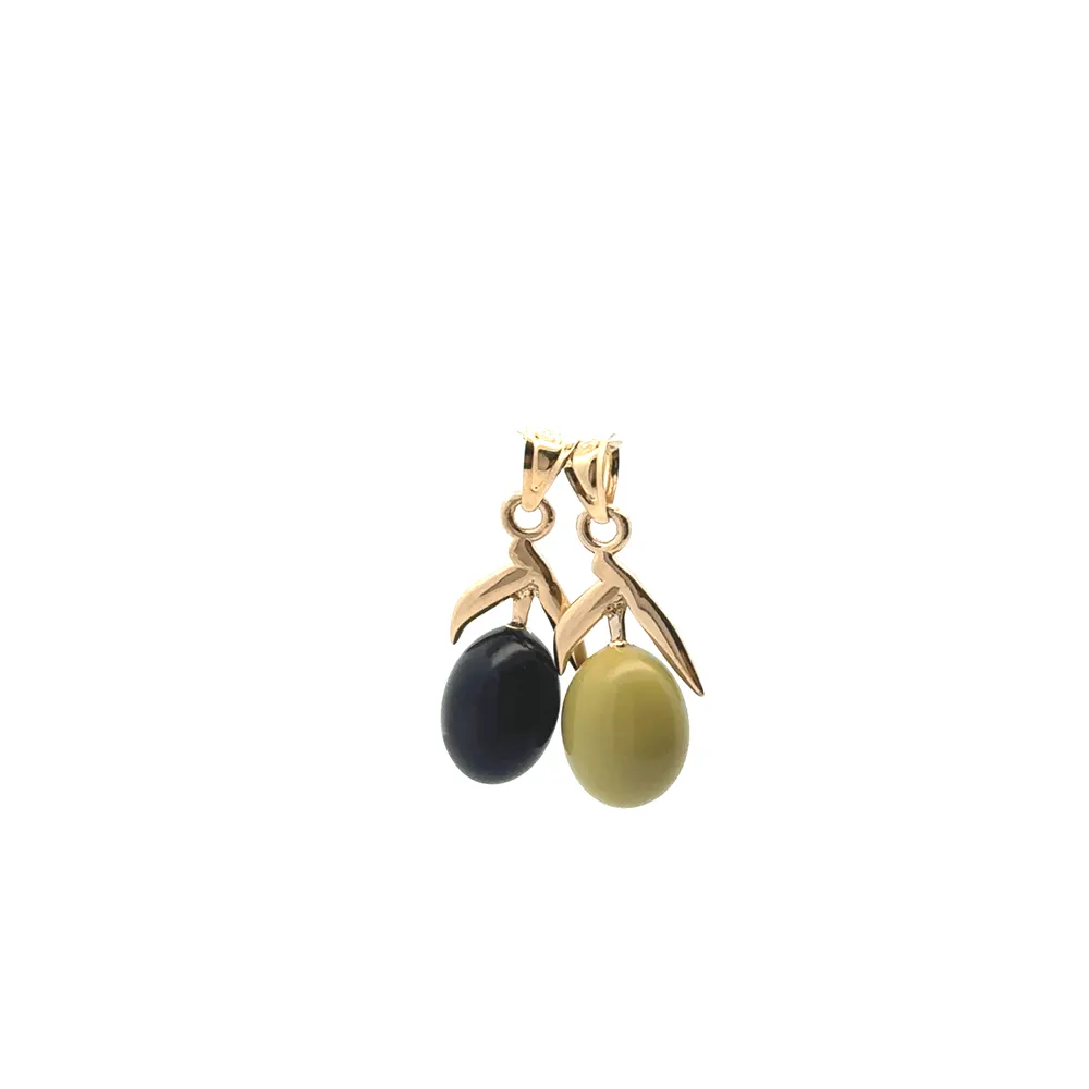 Zeytin Kolye Ucu(0,90*2,3 Cm)