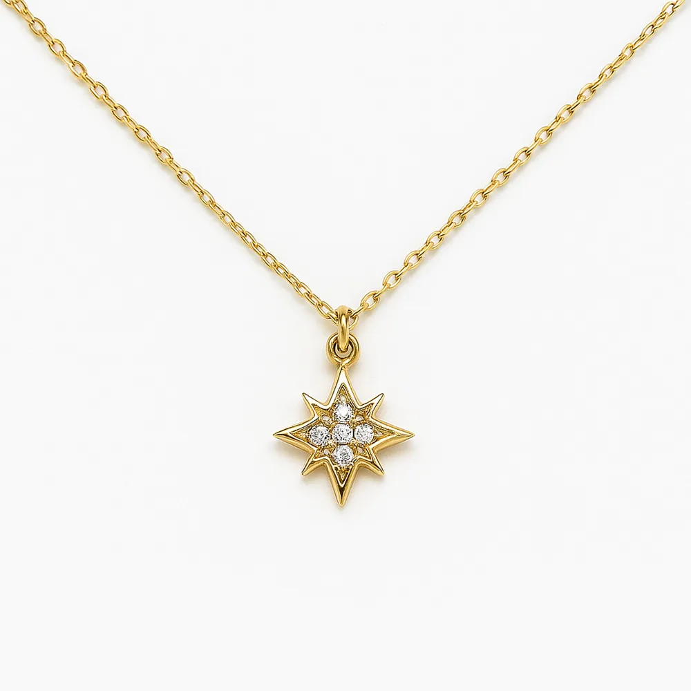 Kuzey Yıldızı Minimal Kolye